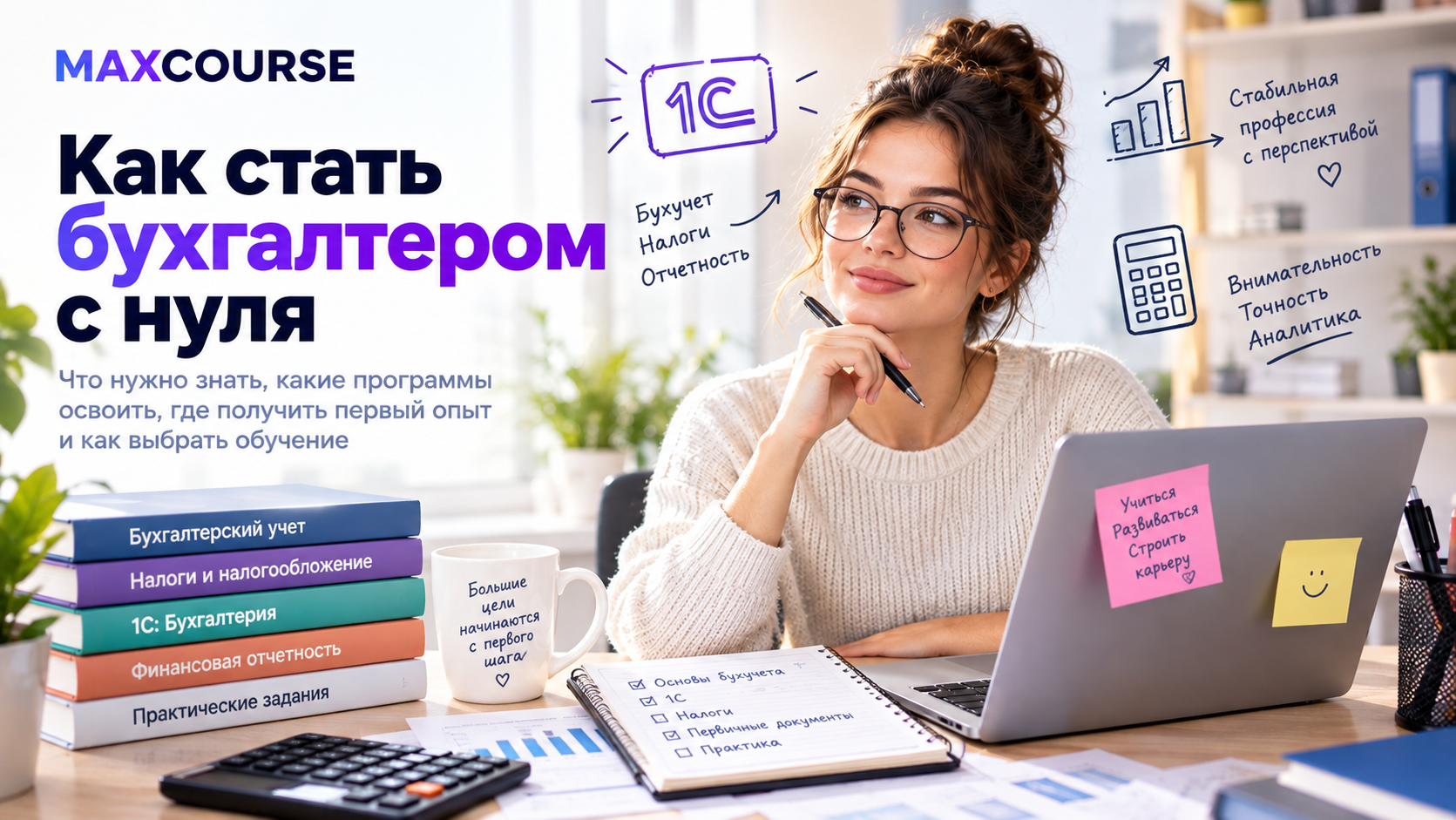 Как стать бухгалтером с нуля: что нужно знать и где учиться